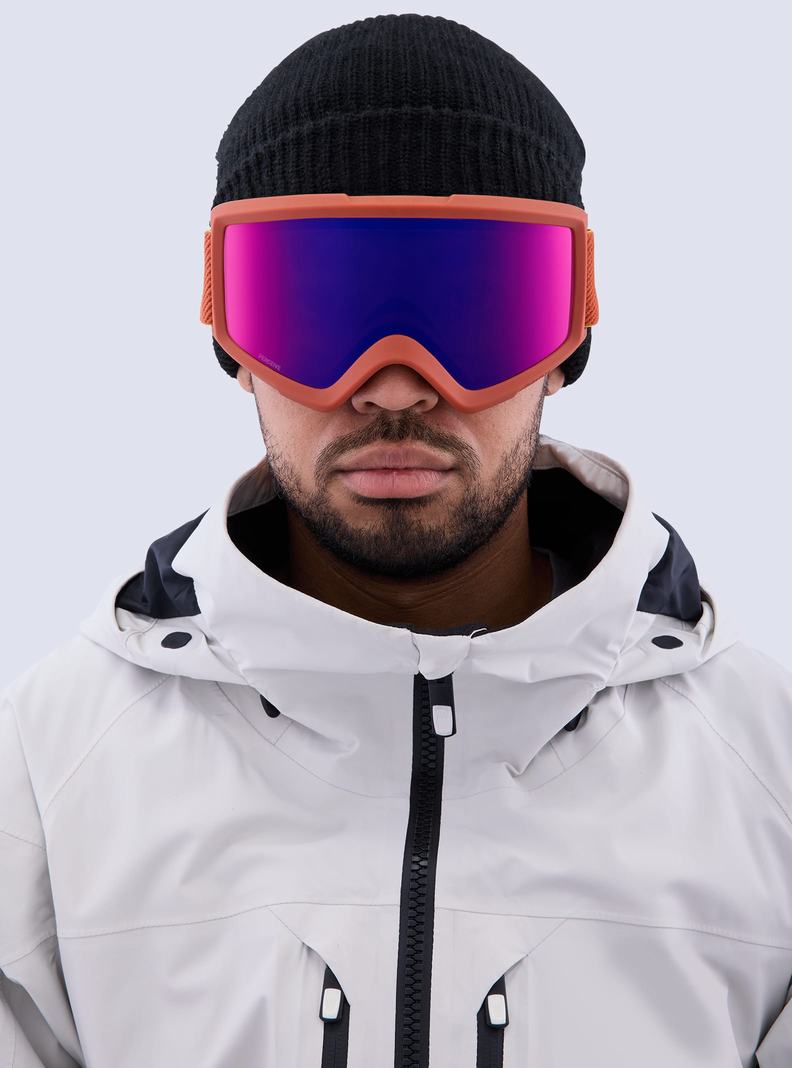 Burton Anon Helix 2.0 Perceive Goggles + Bonus Lens Skibrillen Herren Orange Rot | 924-ZQBEFN