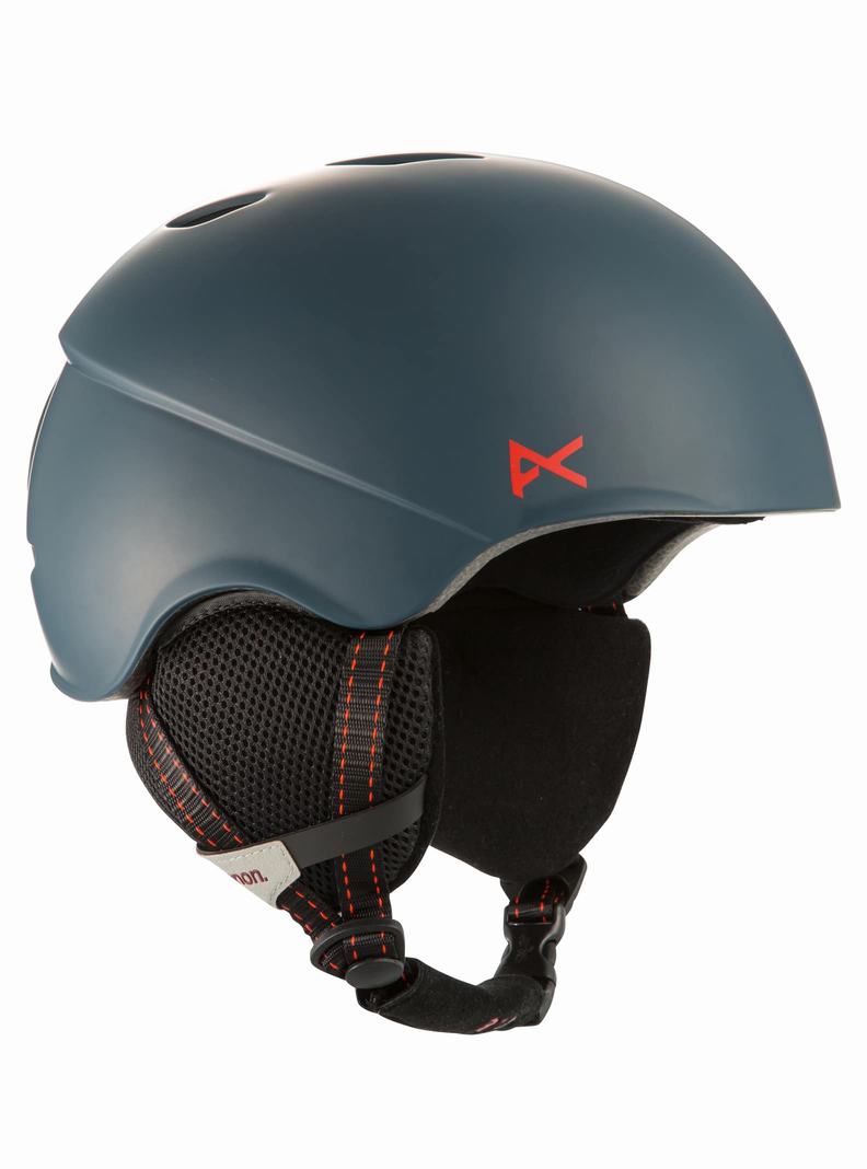 Burton Anon Helo Helmet - Round Fit Skihelm Herren Dunkelblau | 579-AQGTLR
