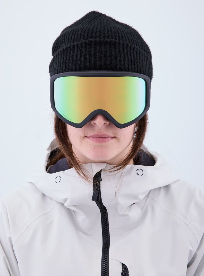 Burton Anon Insight Goggles + Bonus Lens Skibrillen Herren Schwarz Grün | 139-SQGRFY