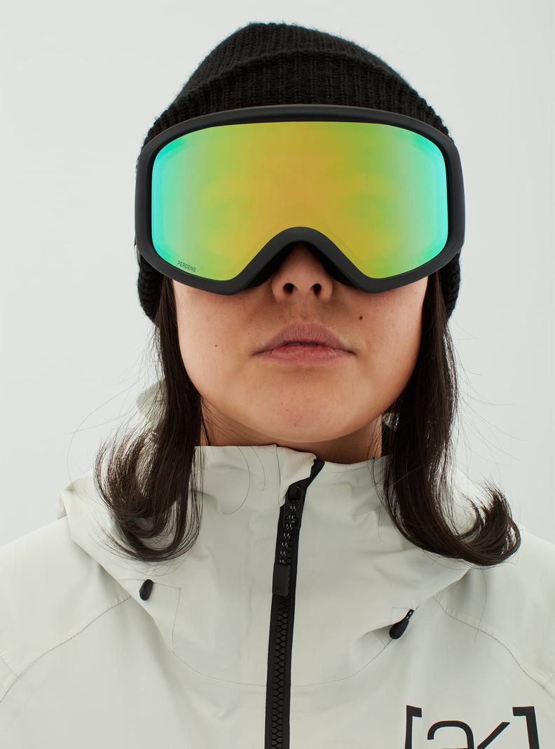Burton Anon Insight Goggles + Bonus Lens Skibrillen Herren Schwarz Grün | 139-SQGRFY