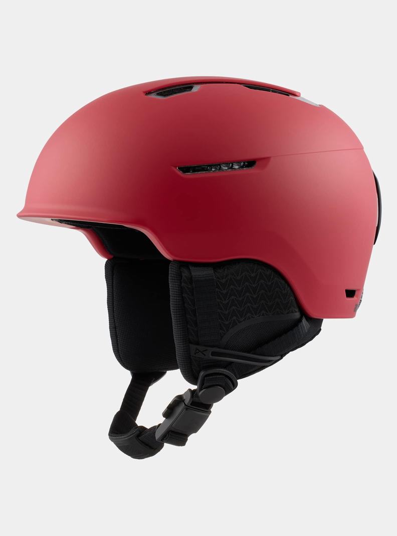 Burton Anon Logan WaveCel Skihelm Damen Rot | 438-VNYILZ