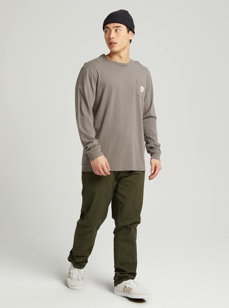 Burton Anon Long Sleeve T-Shirts Damen Grau | 507-KQJIHZ