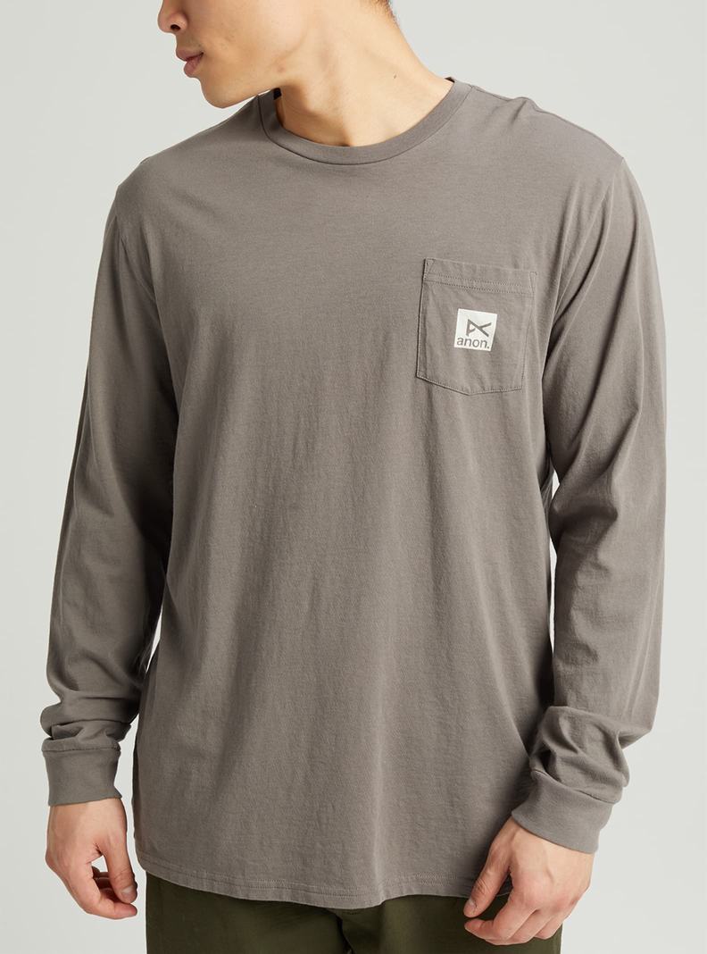 Burton Anon Long Sleeve T-Shirts Damen Grau | 507-KQJIHZ