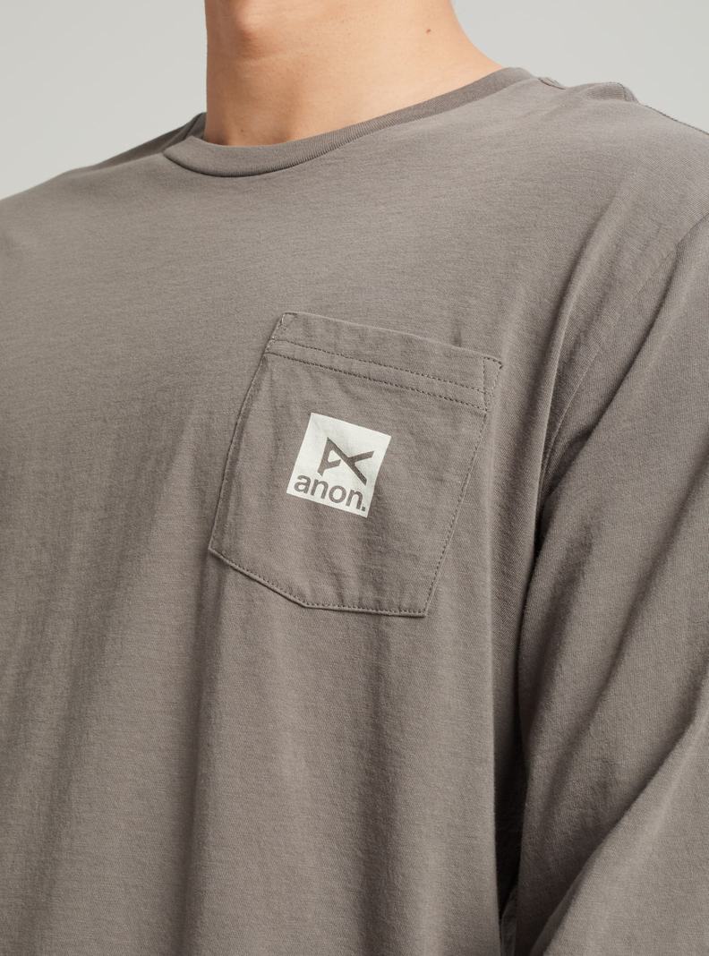 Burton Anon Long Sleeve T-Shirts Damen Grau | 507-KQJIHZ