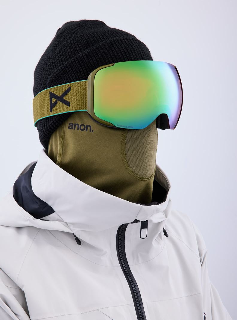 Burton Anon M2 Goggles + Bonus Lens + MFI® Face Mask Skibrillen Damen Grün Rosa | 318-KIRDNG