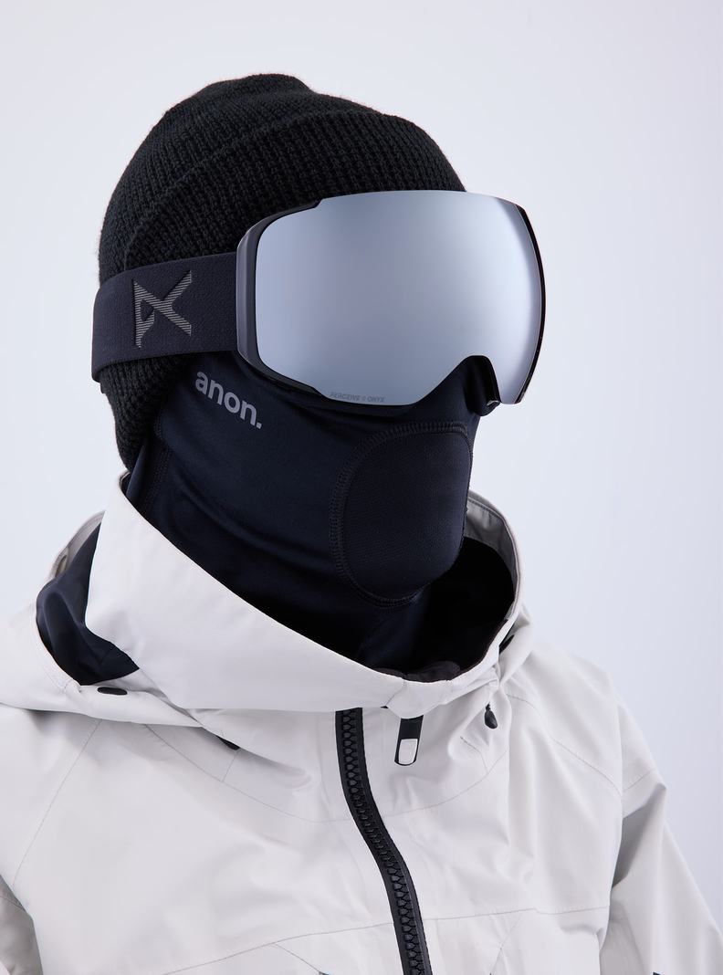 Burton Anon M2 Goggles + Bonus Lens + MFI® Face Mask Skibrillen Damen Orange Schwarz Lila | 382-LNTBHG