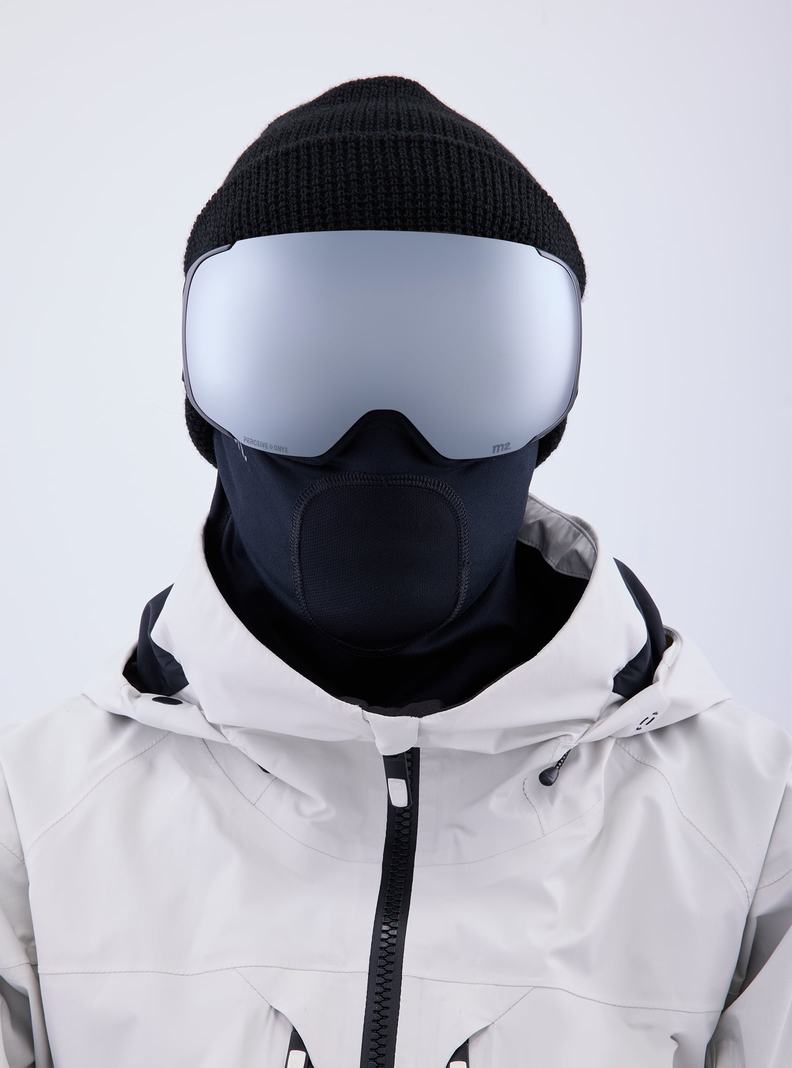 Burton Anon M2 Goggles + Bonus Lens + MFI® Face Mask Skibrillen Herren Orange Schwarz Lila | 471-KQTUNS