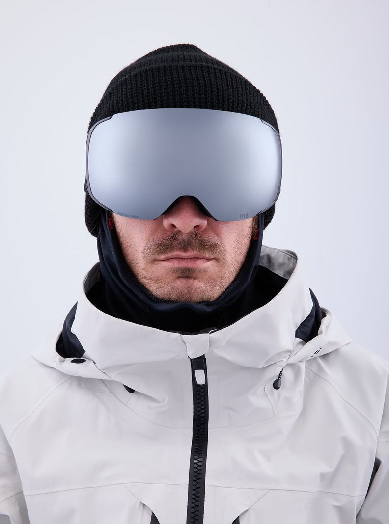 Burton Anon M2 Goggles + Bonus Lens + MFI® Face Mask Skibrillen Herren Orange Schwarz Lila | 471-KQTUNS