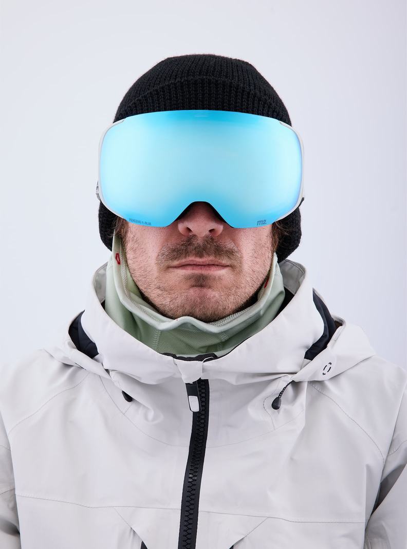 Burton Anon M2 Goggles + Bonus Lens + MFI® Face Mask Skibrillen Damen Blau Rosa | 702-IKJPCX
