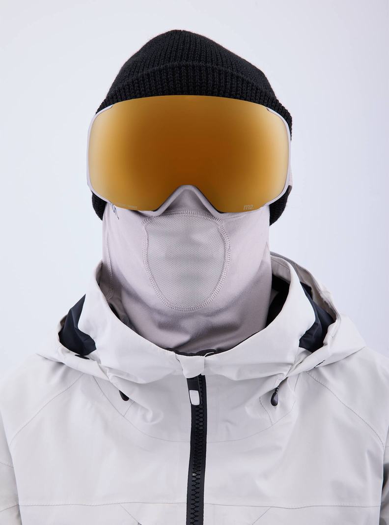 Burton Anon M2 Goggles + Bonus Lens + MFI® Face Mask Skibrillen Damen Grau Orange | 742-BHWGCZ
