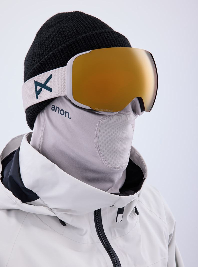 Burton Anon M2 Goggles + Bonus Lens + MFI® Face Mask Skibrillen Damen Grau Orange | 742-BHWGCZ