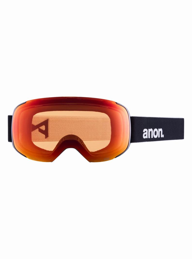 Burton Anon M2 Goggles + Bonus Lens + MFI® Face Mask Skibrillen Damen Grau Orange | 742-BHWGCZ