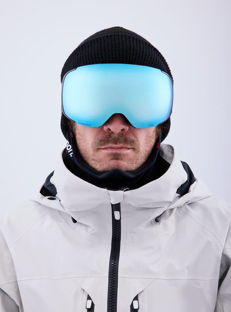 Burton Anon M2 Goggles + Bonus Lens + MFI® Face Mask Skibrillen Damen Schwarz Blau Rosa | 857-SIPDTW