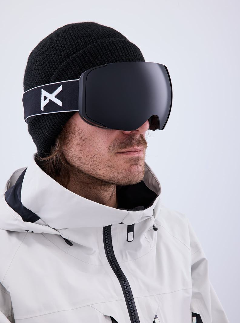 Burton Anon M2 Goggles (Polarized) + Bonus Lens Skibrillen Herren Schwarz Lila | 781-PLFYWG