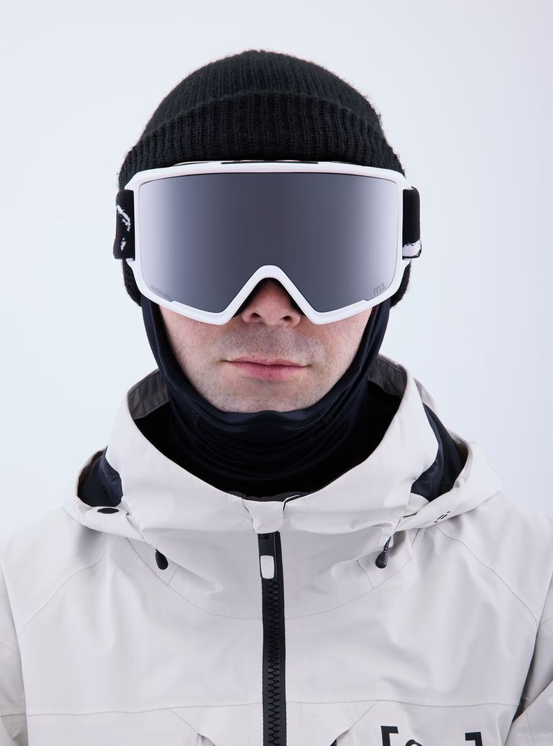 Burton Anon M3 Goggles + Bonus Lens + MFI® Face Mask Skibrillen Herren Orange Schwarz Lila | 170-DKRVIW