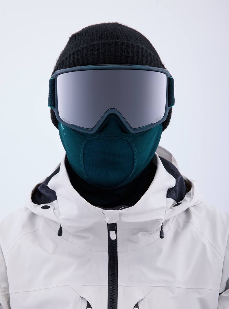 Burton Anon M3 Goggles + Bonus Lens + MFI® Face Mask Skibrillen Herren Orange Schwarz Lila | 307-HZCIAR