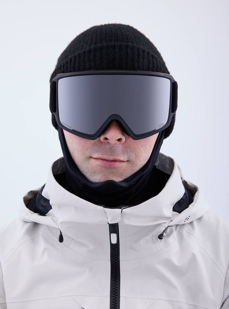 Burton Anon M3 Goggles + Bonus Lens + MFI® Face Mask Skibrillen Herren Orange Schwarz Lila | 364-AYRHLT