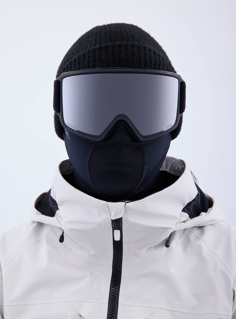 Burton Anon M3 Goggles + Bonus Lens + MFI® Face Mask Skibrillen Damen Orange Schwarz Lila | 409-ZCBEJI