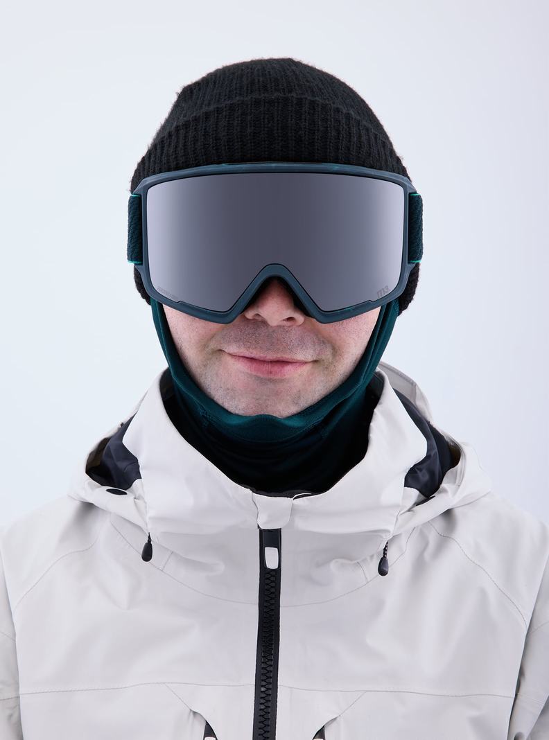 Burton Anon M3 Goggles + Bonus Lens + MFI® Face Mask Skibrillen Damen Orange Schwarz Lila | 986-RCSMPB