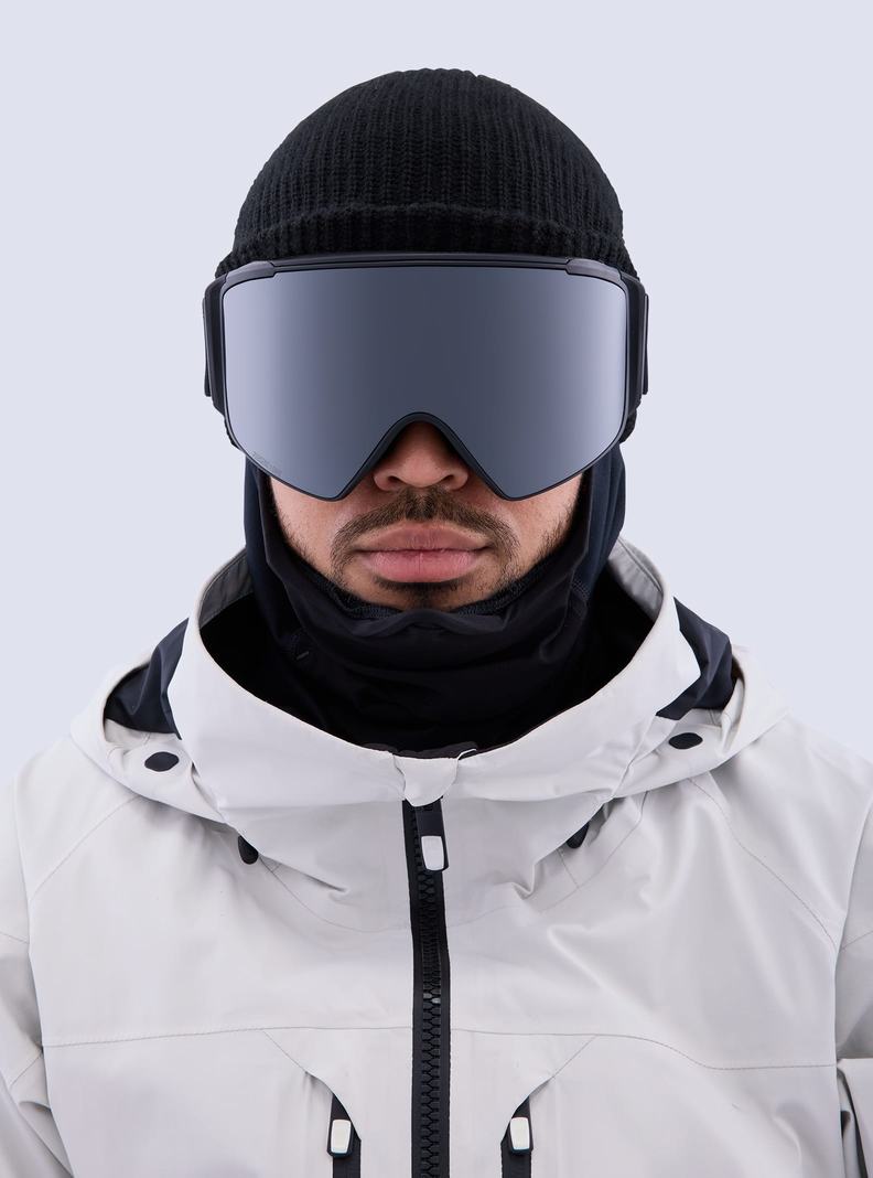 Burton Anon M4S Goggles (Cylindrical) + Bonus Lens + MFI® Face Mask Skibrillen Damen Orange Schwarz Lila | 813-KLDVFN