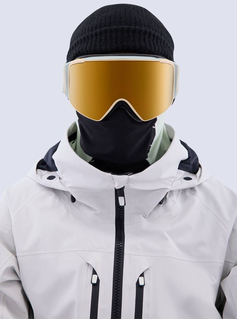 Burton Anon M4S Goggles (Cylindrical) + Bonus Lens + MFI® Face Mask Skibrillen Herren Orange Schwarz Lila | 817-ZFUXHS