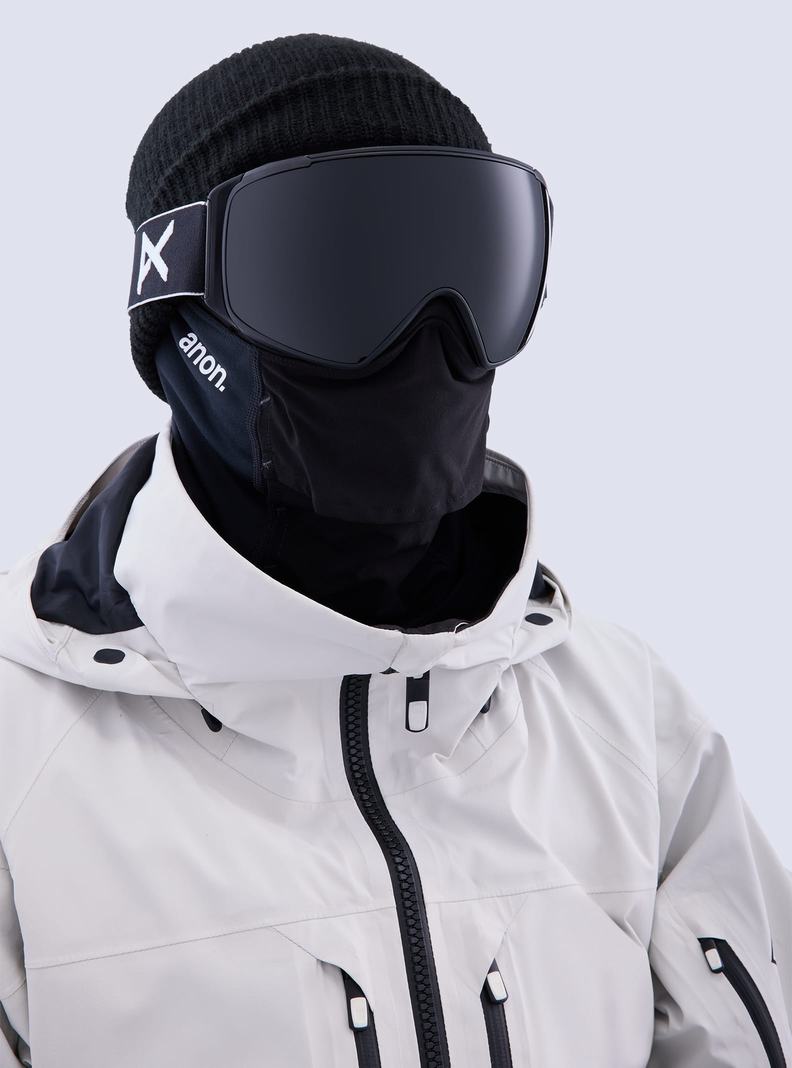 Burton Anon M4S Goggles (Polarized Toric) + Bonus Lens + MFI® Face Mask Skibrillen Herren Schwarz Lila | 528-RMOTVB