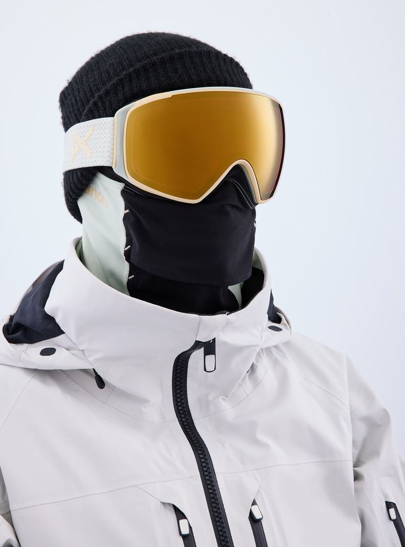 Burton Anon M4S Goggles (Toric) + Bonus Lens + MFI® Face Mask Skibrillen Herren Orange | 231-CPWSGK