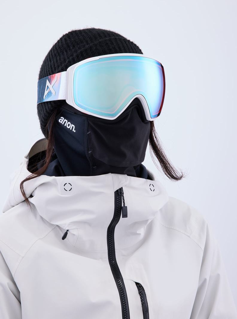 Burton Anon M4S Goggles (Toric) + Bonus Lens + MFI® Face Mask Skibrillen Damen Blau Rosa | 328-HKBCSW