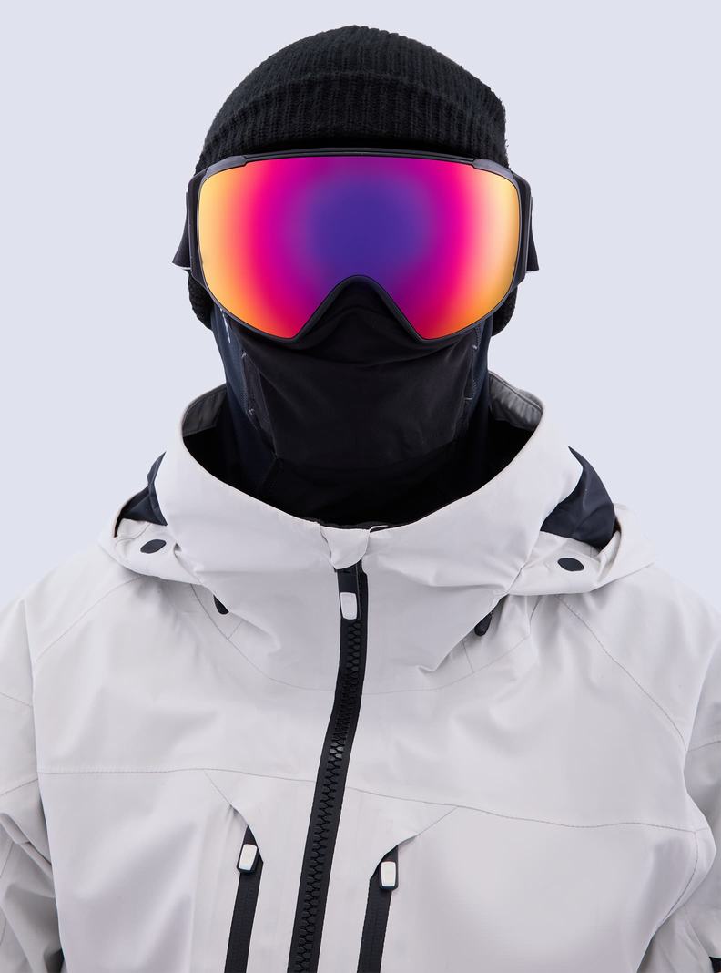 Burton Anon M4S Goggles (Toric) + Bonus Lens + MFI® Face Mask Skibrillen Herren Schwarz Orange Rot | 354-RGWCJM