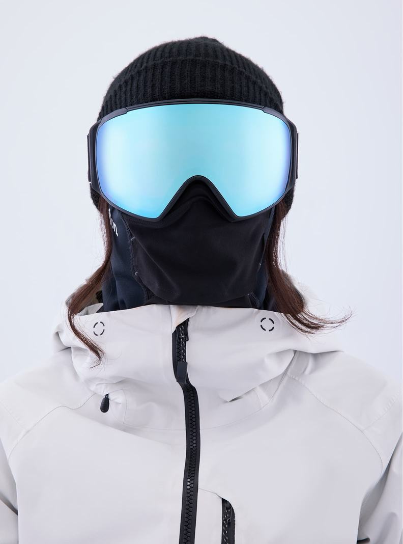 Burton Anon M4S Goggles (Toric) + Bonus Lens + MFI® Face Mask Skibrillen Herren Schwarz Blau Rosa | 501-VHAWYL