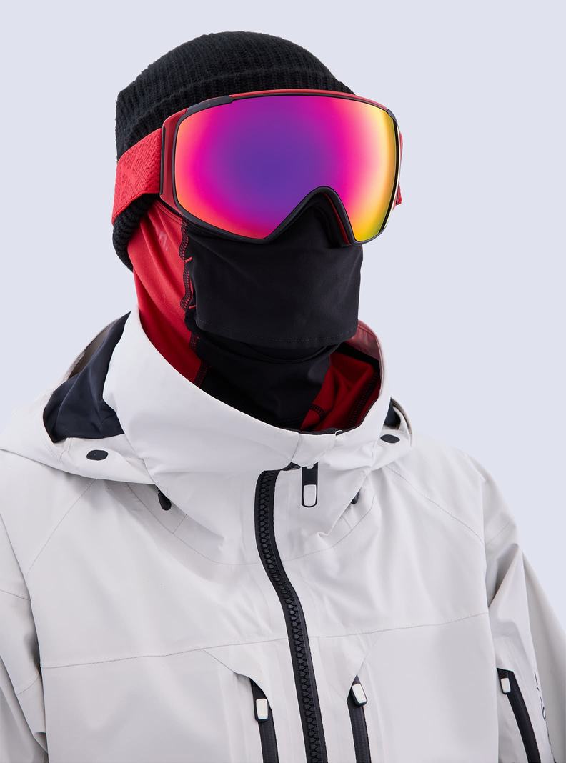 Burton Anon M4S Goggles (Toric) + Bonus Lens + MFI® Face Mask Skibrillen Herren Rot Orange Rot | 785-MWIHJT