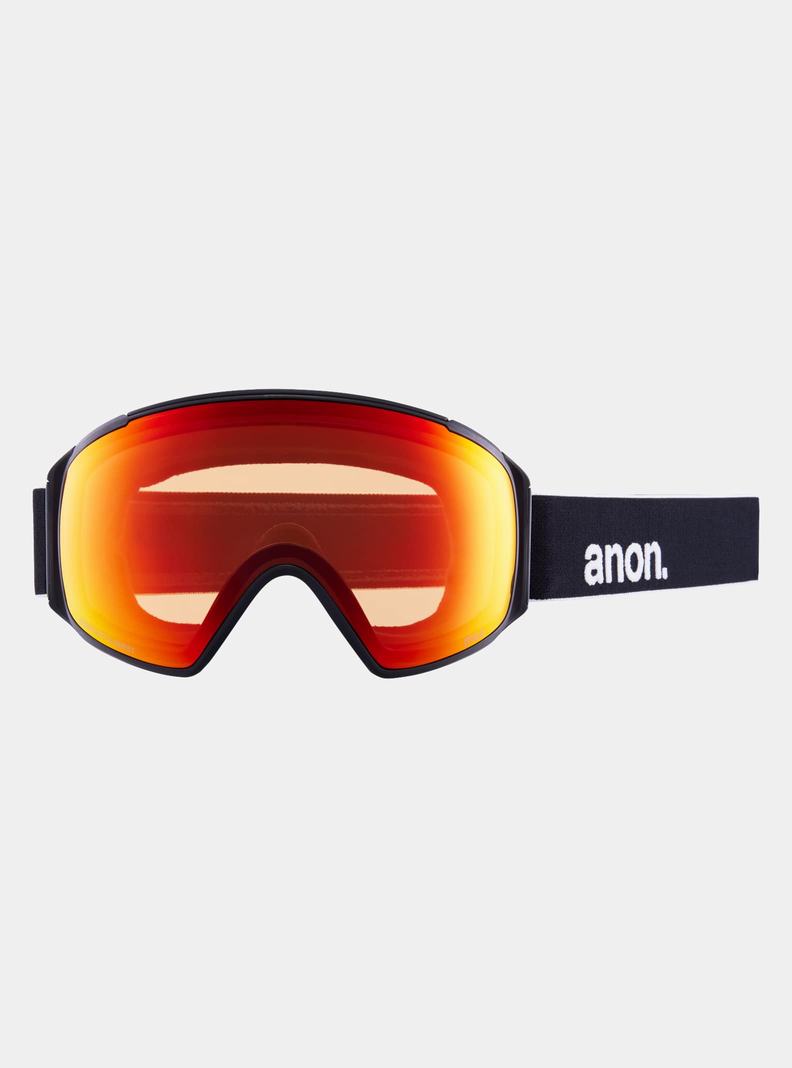 Burton Anon M4S Goggles (Toric) + Bonus Lens + MFI® Face Mask Skibrillen Herren Rot Orange Rot | 785-MWIHJT