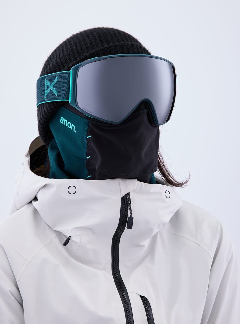 Burton Anon M4S Goggles (Toric) + Bonus Lens + MFI® Face Mask Skibrillen Damen Orange Schwarz Lila | 986-GWVNPE