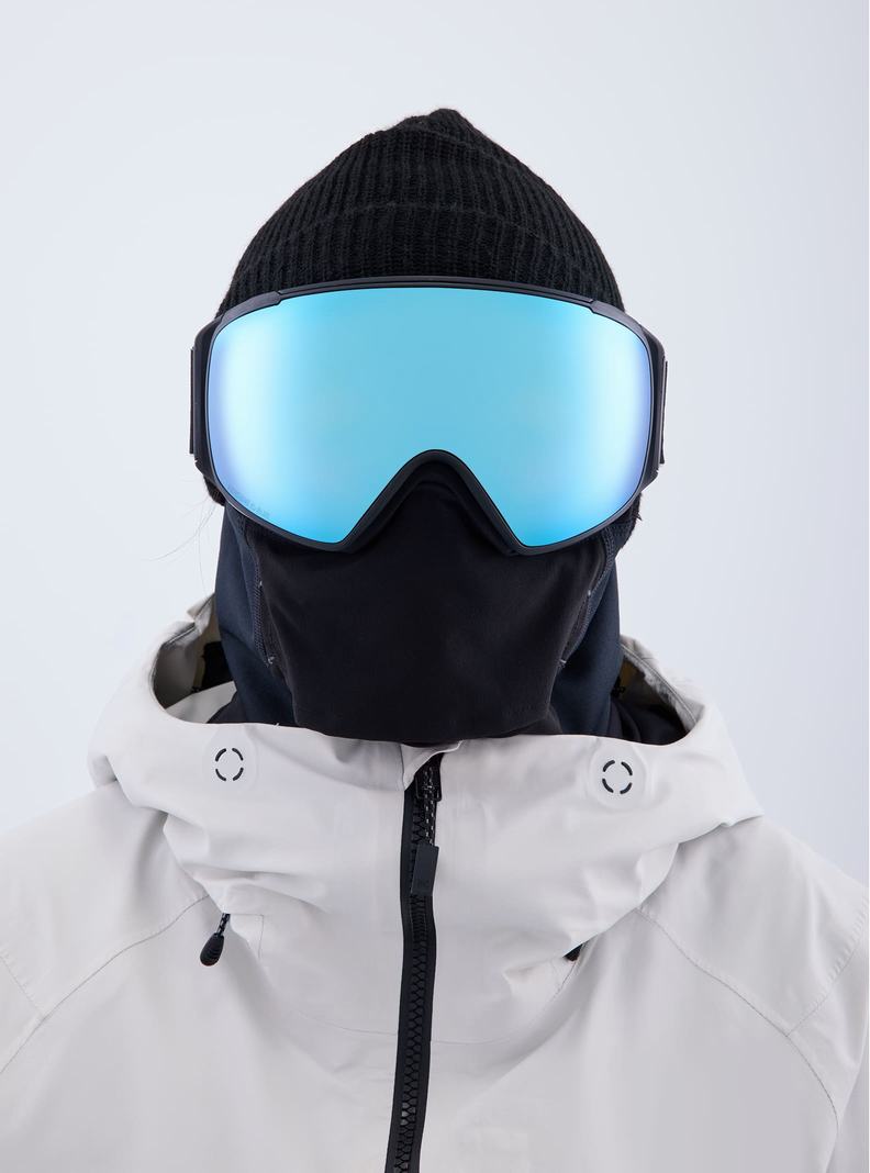 Burton Anon M4S Low Bridge Fit Goggles (Toric) + Bonus Lens + MFI® FACE MASK Skibrillen Damen Schwarz Blau Rosa | 042-AVNLMQ