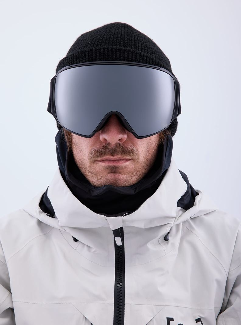Burton Anon M4 Goggles (Toric) + Bonus Lens + MFI® Face Mask Skibrillen Herren Orange Schwarz Lila | 296-AJBCKV