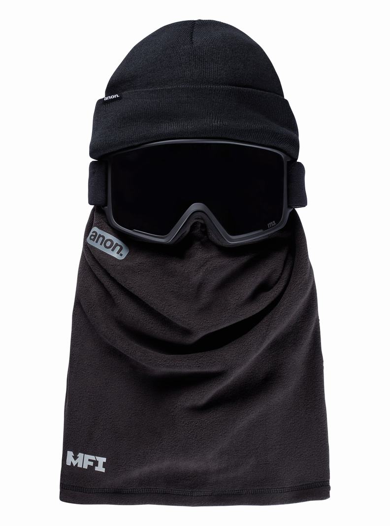 Burton Anon MFI® Beanie Neckwarmer Damen Schwarz | 514-LDEUVA