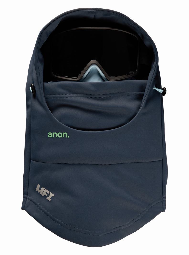 Burton Anon MFI® Mit Kapuze Balaclava Skimasken Herren Navy | 125-GEUHQZ