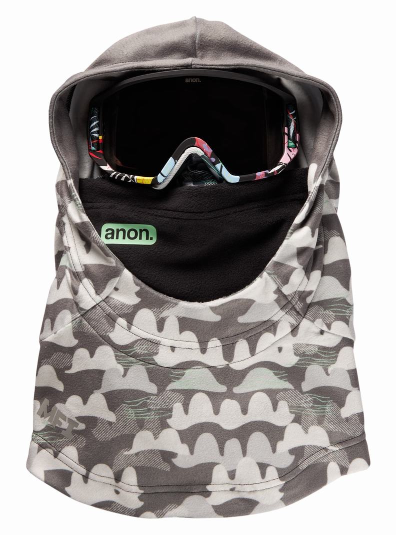 Burton Anon MFI® Mit Kapuze Balaclava Skimasken Kinder Blau Grau | 964-XEPVWB