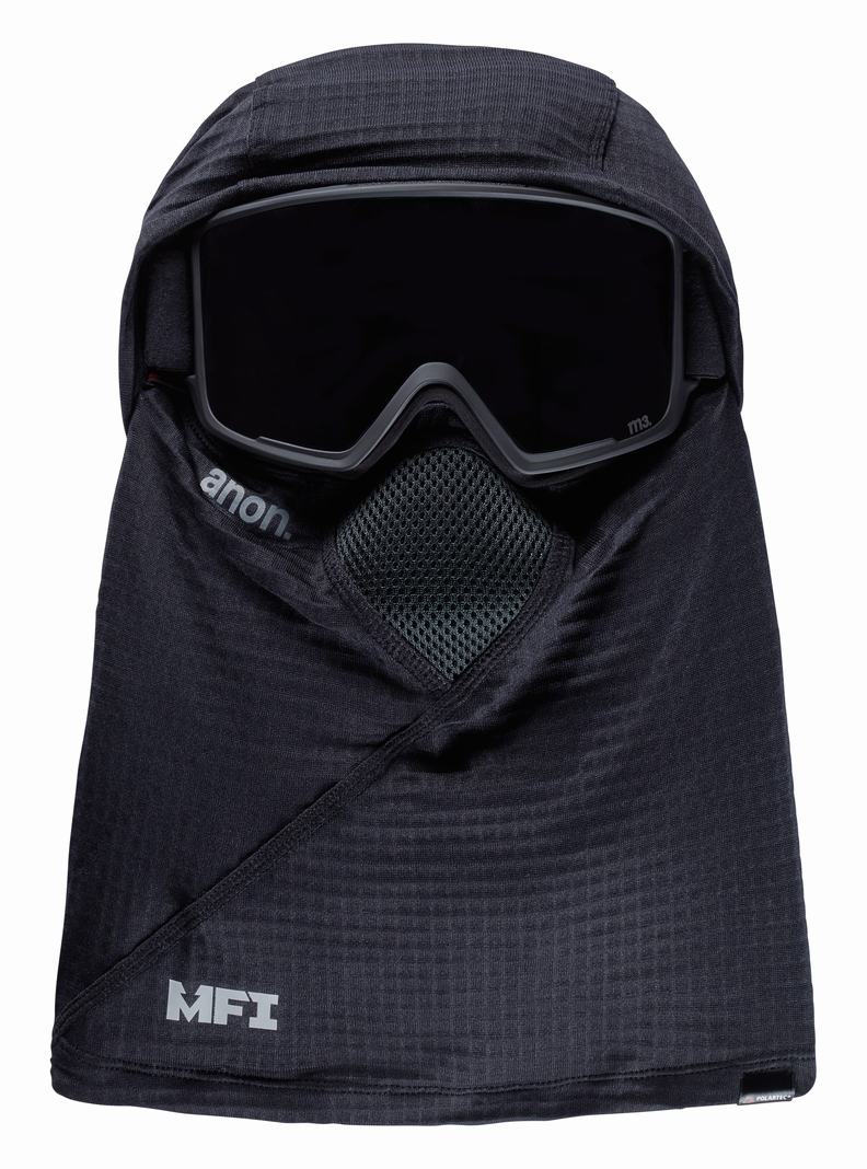 Burton Anon MFI® Tech Balaclava Skimasken Damen Schwarz | 604-DFTMNC