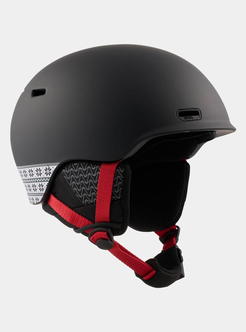 Burton Anon Oslo WaveCel Skihelm Kinder Schwarz | 670-RBXPYL