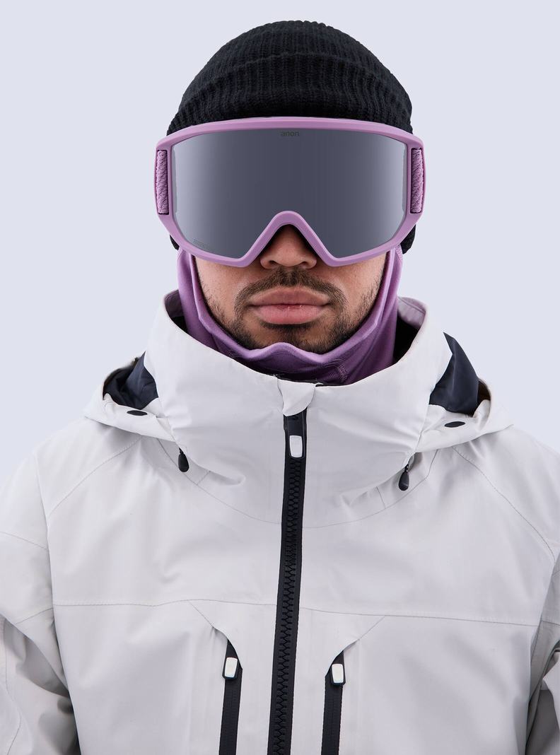 Burton Anon Relapse Goggles + Bonus Lens Skibrillen Herren Lila Orange Schwarz | 068-JIZOAG