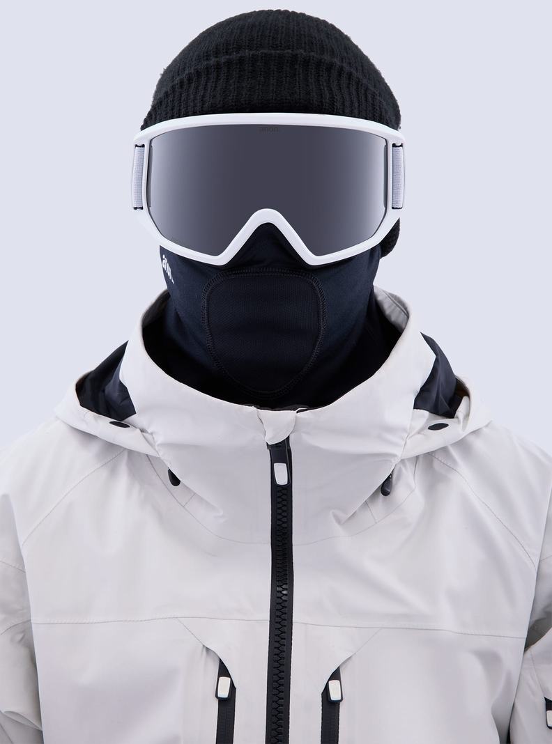 Burton Anon Relapse Goggles + Bonus Lens Skibrillen Herren Weiß Orange Schwarz | 083-YSWEUV