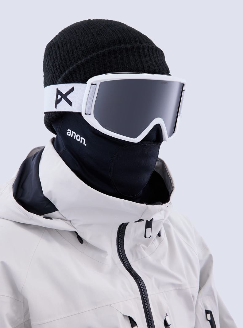 Burton Anon Relapse Goggles + Bonus Lens Skibrillen Herren Weiß Orange Schwarz | 083-YSWEUV