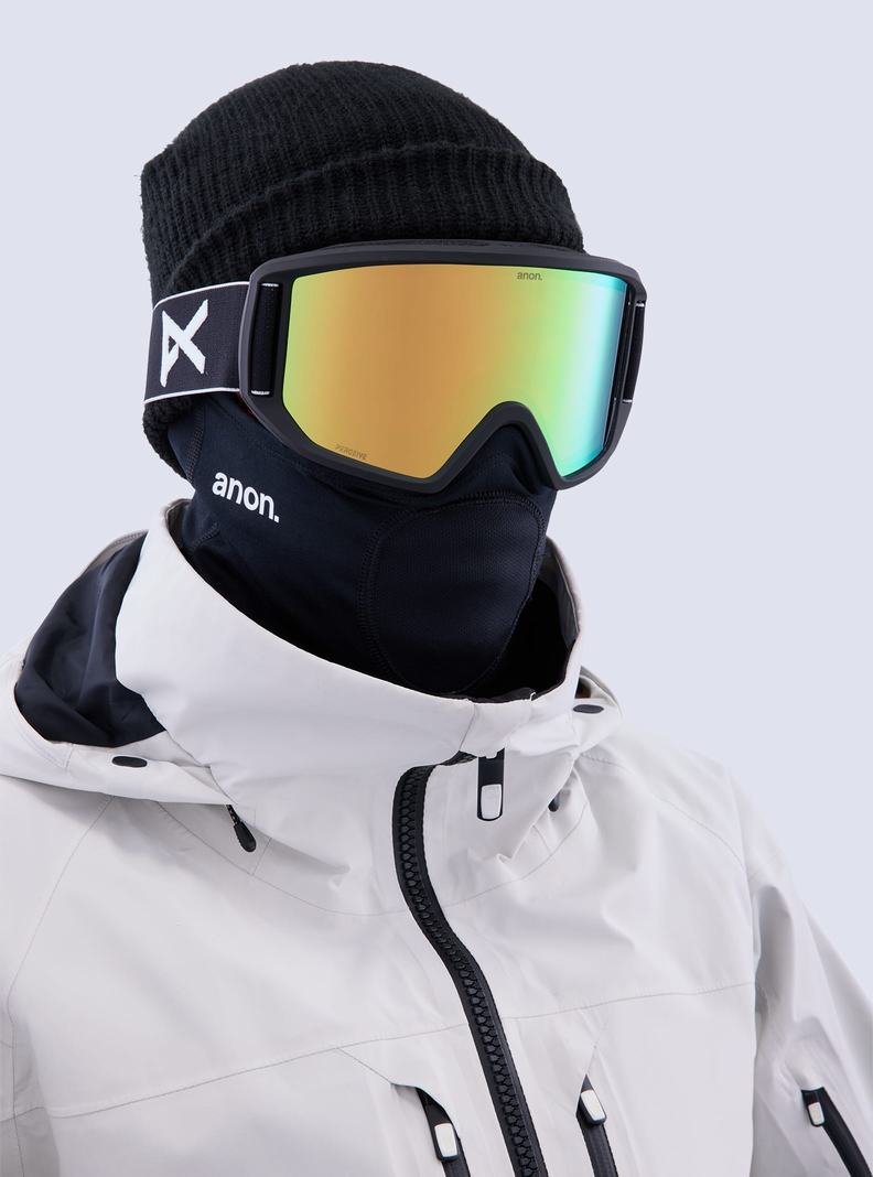 Burton Anon Relapse Goggles + Bonus Lens Skibrillen Damen Schwarz Grün | 960-GKZASJ