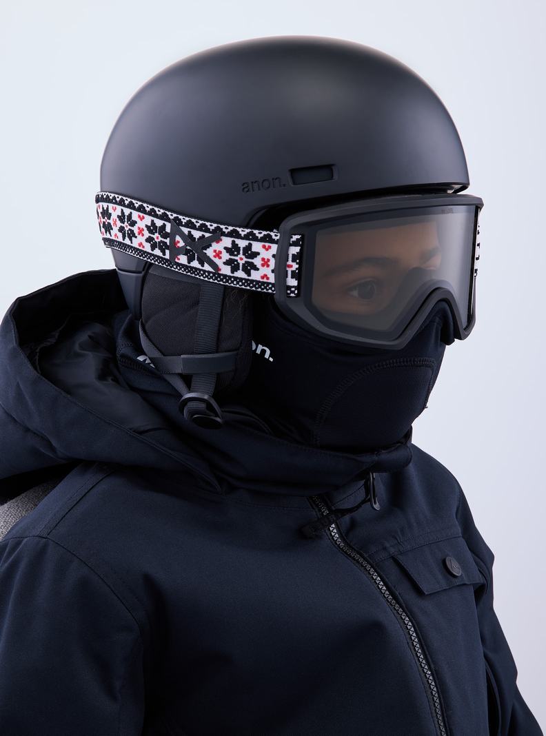 Burton Anon Relapse Jr. Goggles + MFI® Face Mask Skibrillen Kinder Schwarz | 091-GWDJBL
