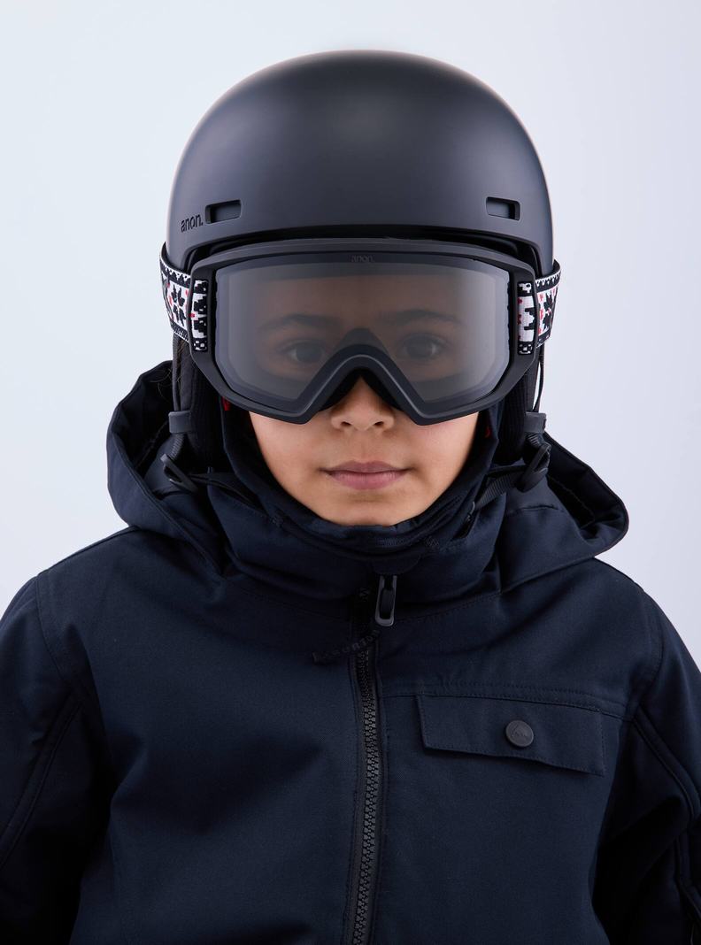 Burton Anon Relapse Jr. Goggles + MFI® Face Mask Skibrillen Kinder Schwarz | 091-GWDJBL