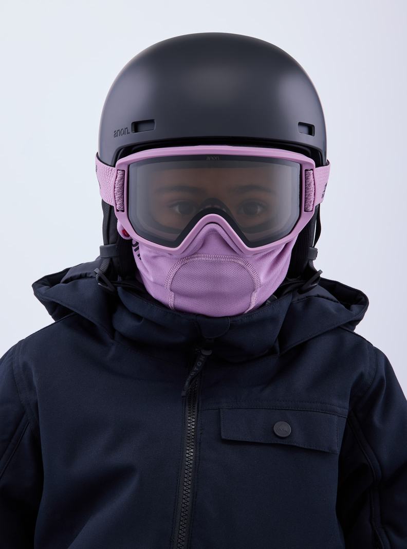 Burton Anon Relapse Jr. Goggles + MFI® Face Mask Skibrillen Kinder Lila | 197-QYHVKU