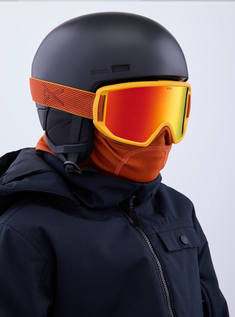 Burton Anon Relapse Jr. Goggles + MFI® Face Mask Skibrillen Kinder Rot | 389-GNHUDC