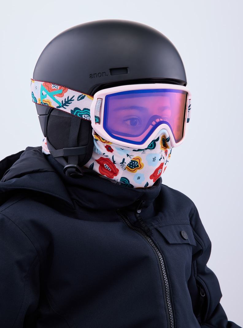 Burton Anon Relapse Jr. Goggles + MFI® Face Mask Skibrillen Kinder Blau | 569-JFQVKP