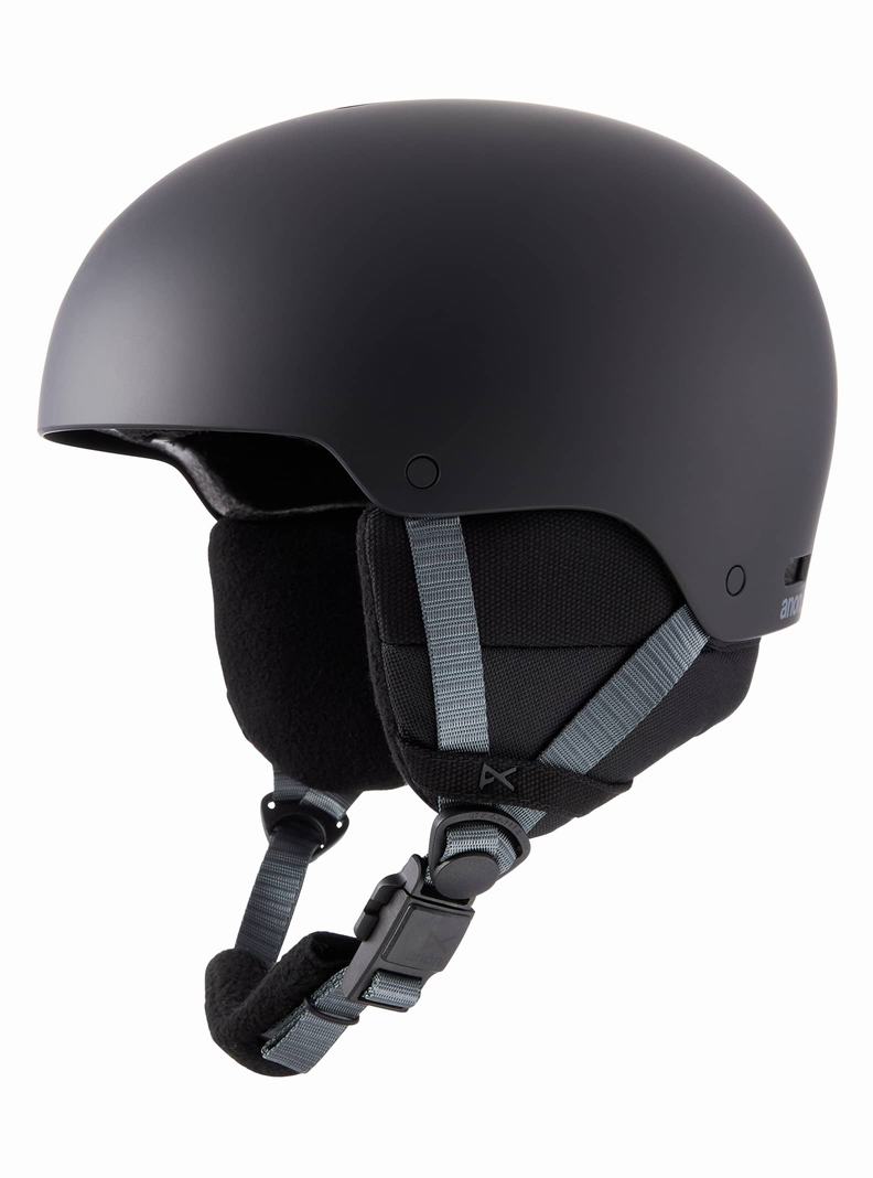 Burton Anon Rime 3 Round Fit Skihelm Kinder Schwarz | 693-FEKAND